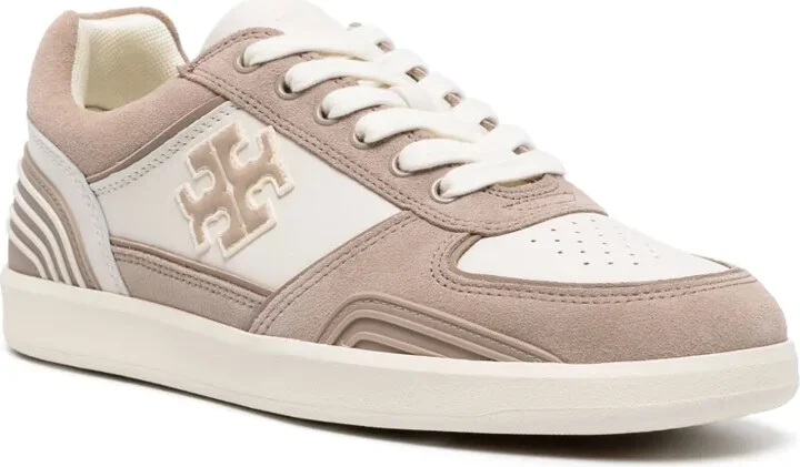 Clover Court panelled suede sneakers - Image 2