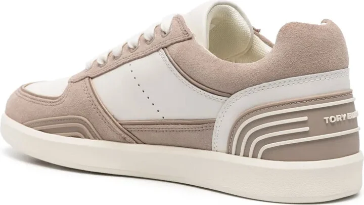 Clover Court panelled suede sneakers - Image 3