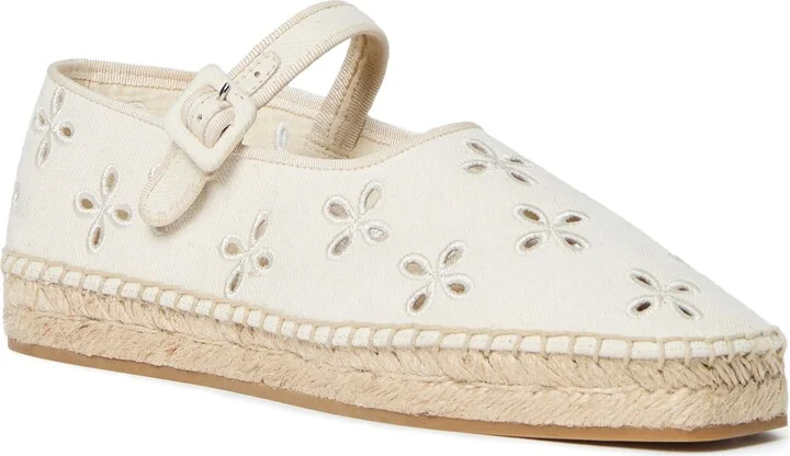 Clover Espadrille Mary Jane Flat