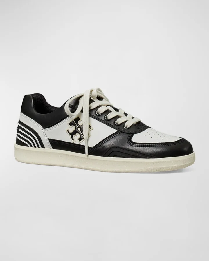 Clover Leather Low-Top Sneakers - Image 2
