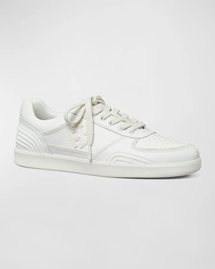 Clover Leather Low-Top Sneakers - Image 4