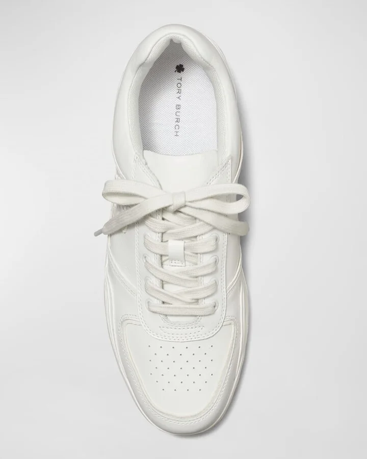 Clover Leather Low-Top Sneakers - Image 6
