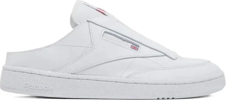 Club C Laceless Mule "White" sneakers