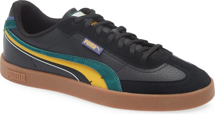 PUMA BLACK-DARK MYRTLE-GOLD