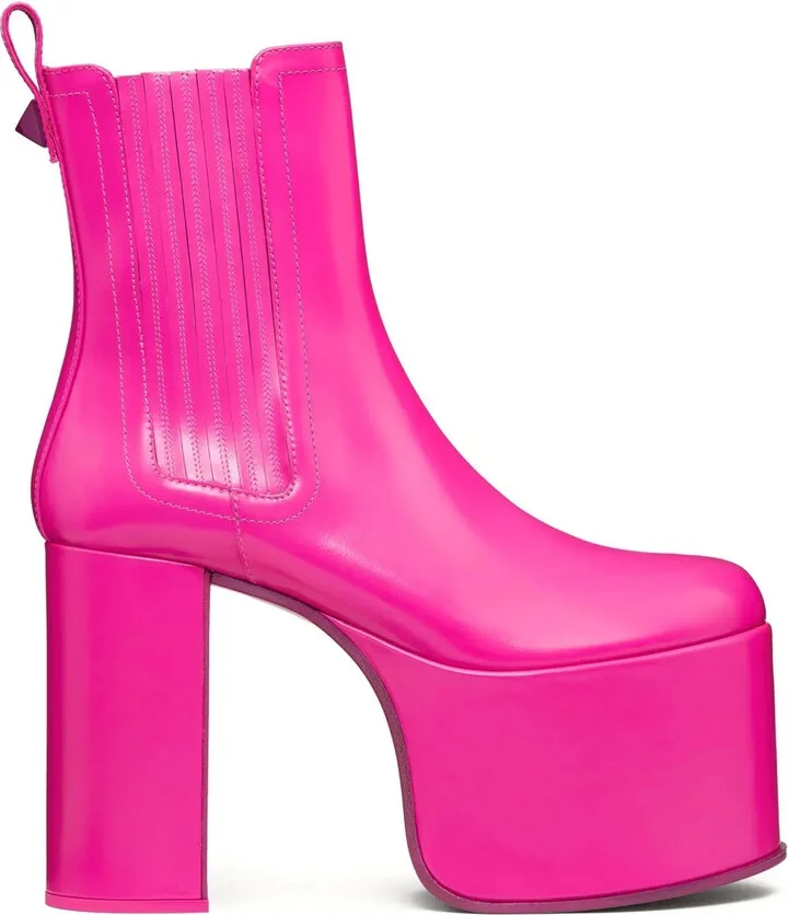 Club platform Chelsea boots