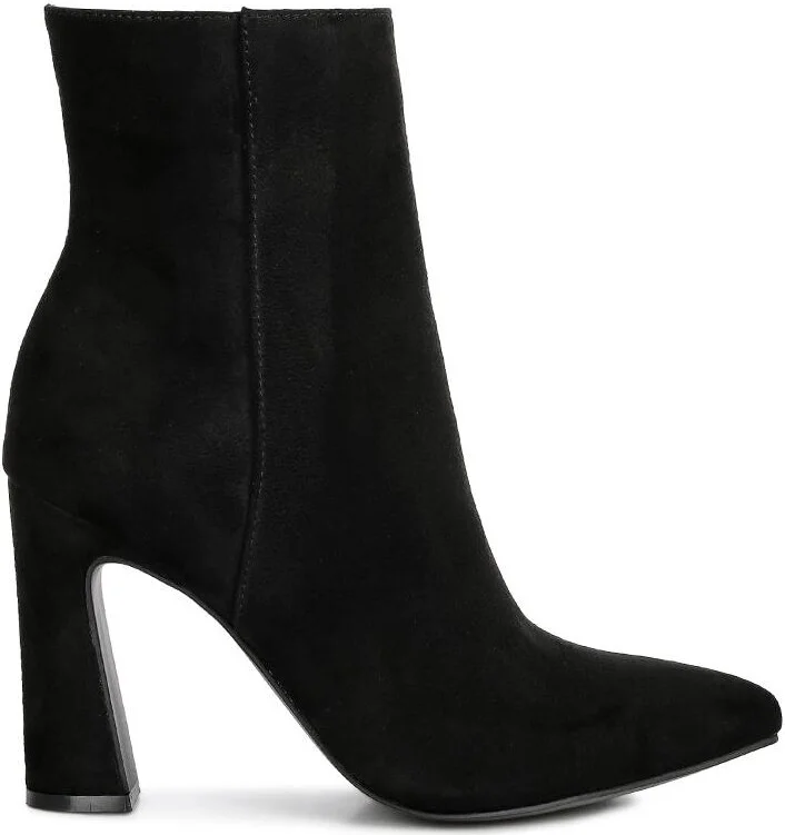 Clubdate Block Heeled Ankle Boots