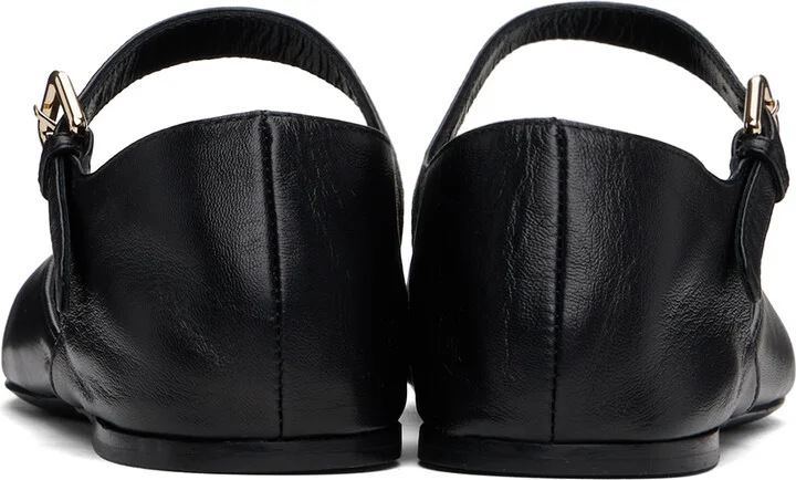 CO Black Round Toe D'Orsay Ballerina Flats - Image 2