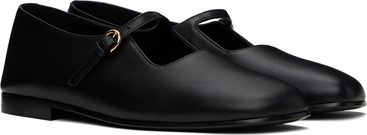CO Black Square Toe Mary Jane Ballerina Flats - Image 4