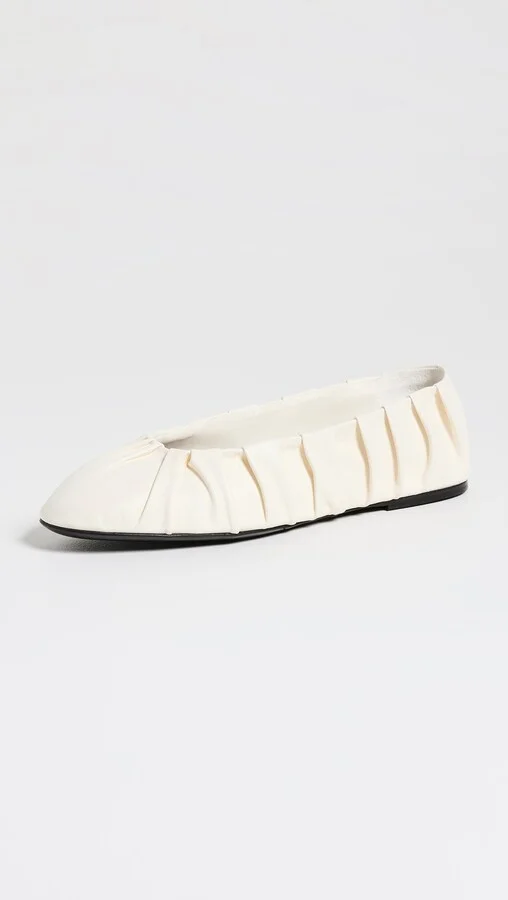 CO Ruched Ballet Flats - Image 3