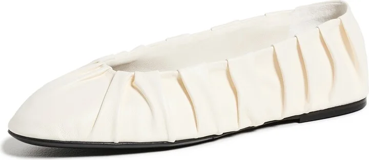 CO Ruched Ballet Flats