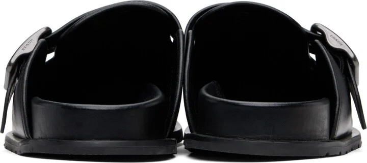 Coach 1941 Black Buckle Clogs - Image 2