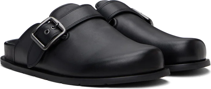 Coach 1941 Black Buckle Clogs - Image 4