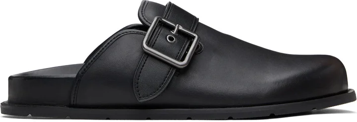 Coach 1941 Black Buckle Clogs