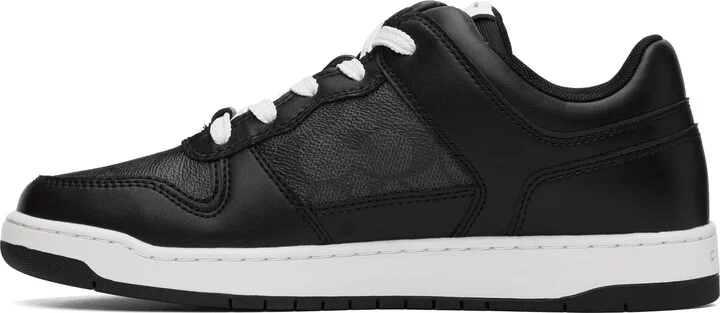 Coach 1941 Black C201 Signature Canvas Sneakers - Image 3