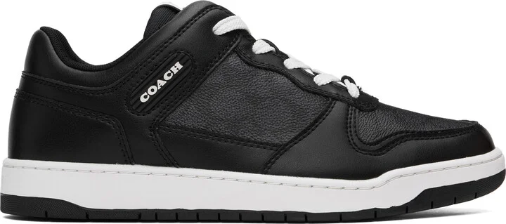 Coach 1941 Black C201 Signature Canvas Sneakers
