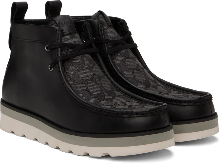 Coach 1941 Black Chukka Boots - Image 4