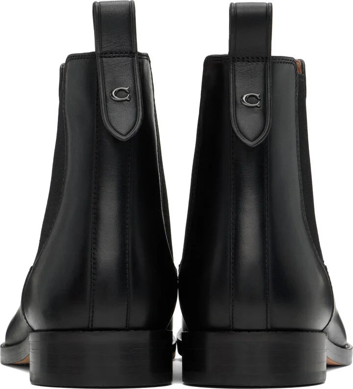 Coach 1941 Black Dalton Chelsea Boots - Image 2