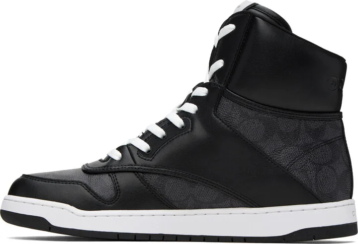 Coach 1941 Black & Gray C202 Sneakers - Image 3