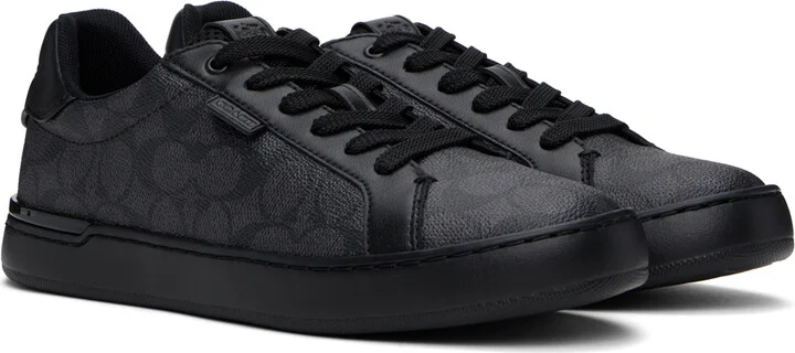 Coach 1941 Black & Gray Lowline Sneakers - Image 4