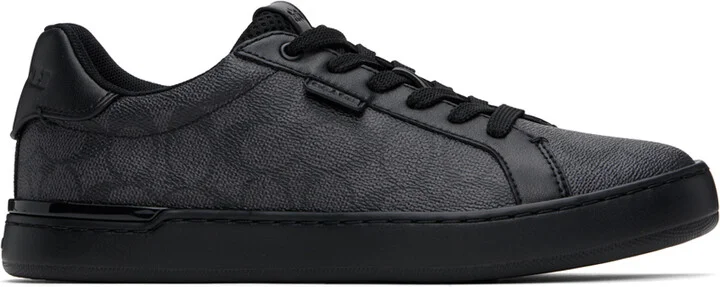 Coach 1941 Black & Gray Lowline Sneakers