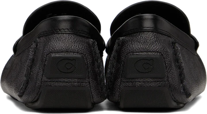 Coach 1941 Black Signature Coin Loafers - Image 2