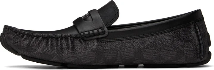 Coach 1941 Black Signature Coin Loafers - Image 3