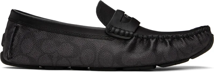 Coach 1941 Black Signature Coin Loafers