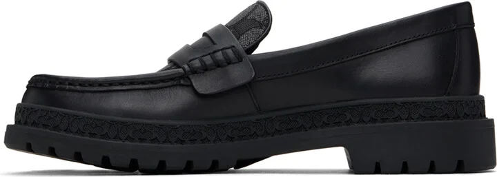 Coach 1941 Black Signature Jacquard Loafers - Image 3