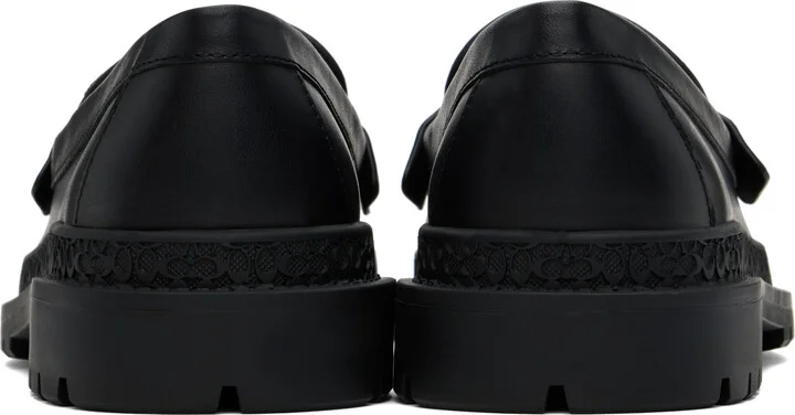 Coach 1941 Black Signature Jacquard Loafers - Image 2