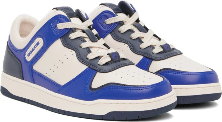 Coach 1941 Gray & Blue C201 Sneakers - Image 4