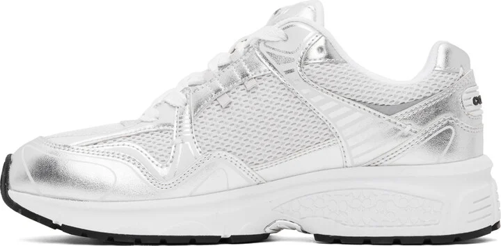 Coach 1941 Silver & White C301 Sneakers - Image 3