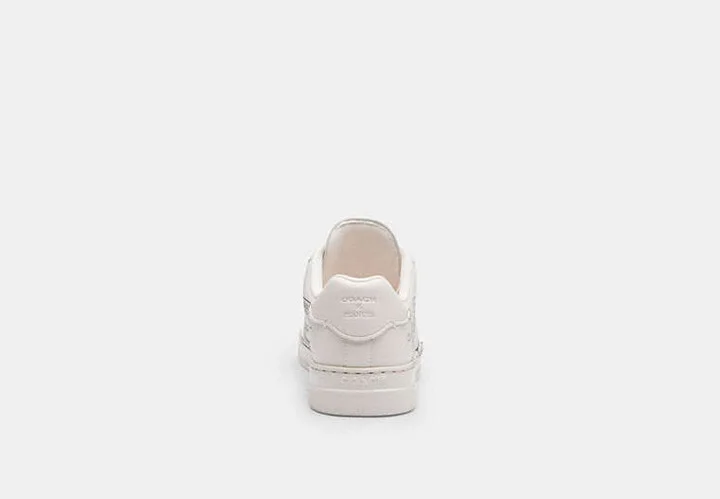 Coach X Peanuts High Line Sneaker With Newspaper Print - Image 4