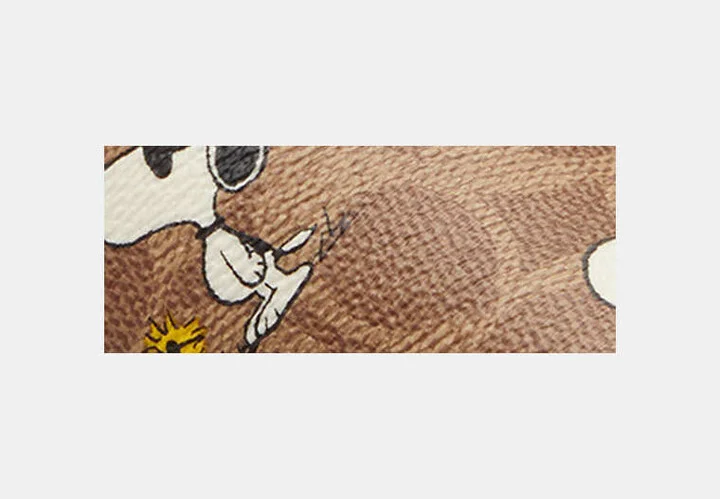 Coach X Peanuts Udele Sport Slide In Signature Canvas With Snoopy Print - Image 5