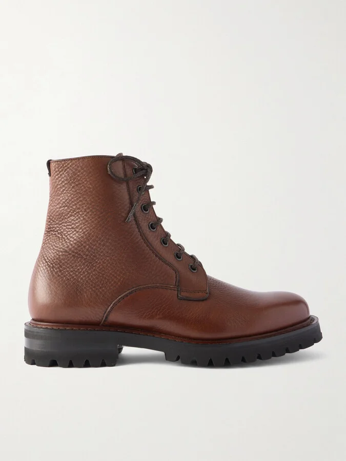 Coalport 2 Full-Grain Leather Derby Boots