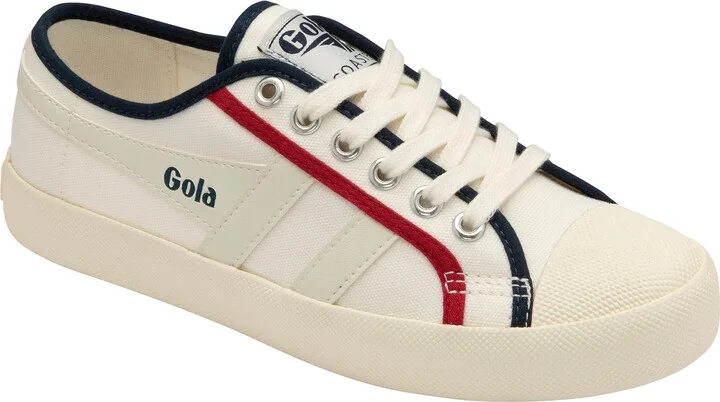 Off White/navy/deep Red