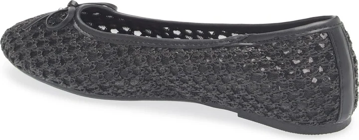 Coated Raffia Ballet Flat - Image 2