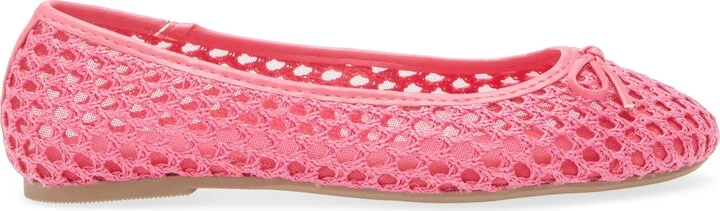 Coated Raffia Ballet Flat - Image 10