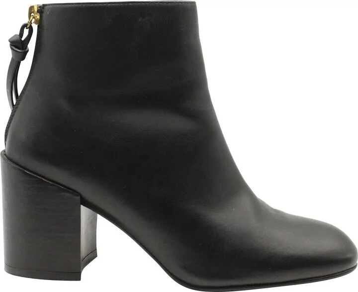 Coban Ankle Boots in Black Leather