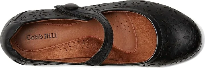 Cobb Hill Alesia High Women's Heels Black Leather : 8.5 A - Narrow - Image 2