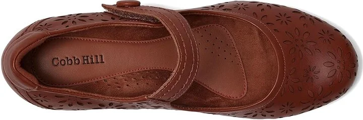 Cobb Hill Alesia High Women's Heels Cognac Leather : 10 A - Narrow - Image 2