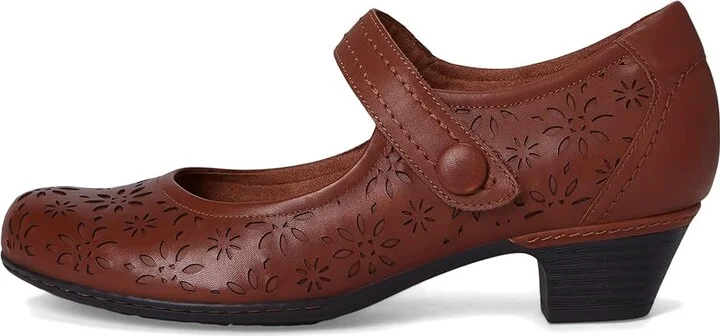 Cobb Hill Alesia High Women's Heels Cognac Leather : 10 A - Narrow - Image 6