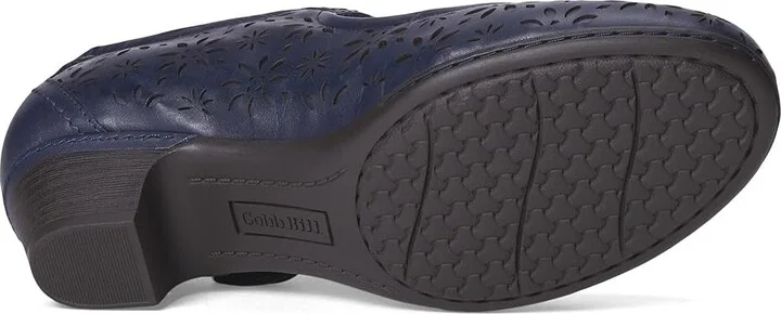 Cobb Hill Alesia High Women's Heels Navy Leather : 6 B - Medium - Image 3