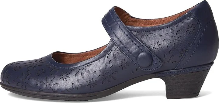 Cobb Hill Alesia High Women's Heels Navy Leather : 6 B - Medium - Image 6