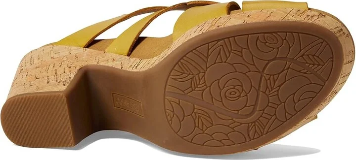 Cobb Hill Alleah Sling Women's Sling Back Shoes Sweet Corn Leather : 5.5 D - Wide - Image 3
