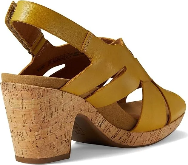 Cobb Hill Alleah Sling Women's Sling Back Shoes Sweet Corn Leather : 5.5 D - Wide - Image 4