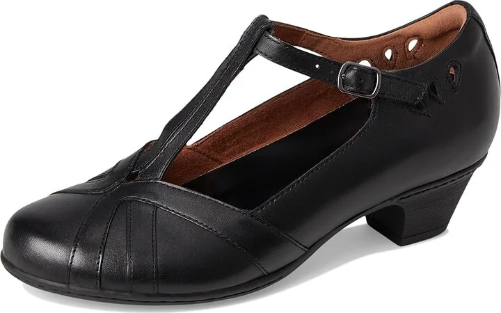 Cobb Hill Angelina Women's Maryjane Shoes Black : 7 B - Medium, Full Grain leather/Leather - Image 6
