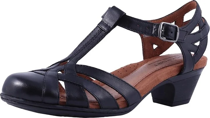 Cobb Hill Aubrey Women's 1-2 inch heel Shoes Black : 6 B - Medium, Leather - Image 2