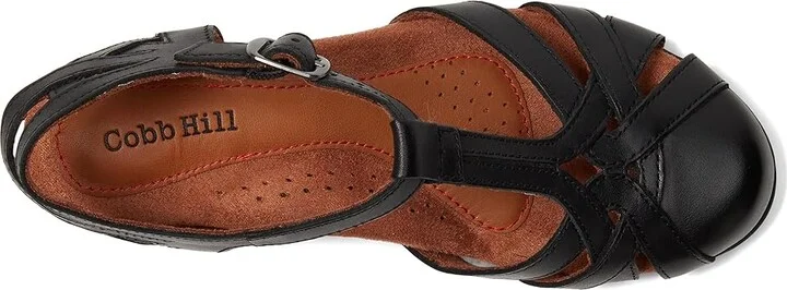 Cobb Hill Aubrey Women's 1-2 inch heel Shoes Black : 6 B - Medium, Leather - Image 3