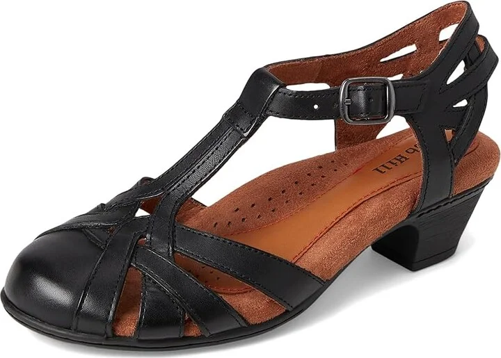 Cobb Hill Aubrey Women's 1-2 inch heel Shoes Black : 6 B - Medium, Leather - Image 6