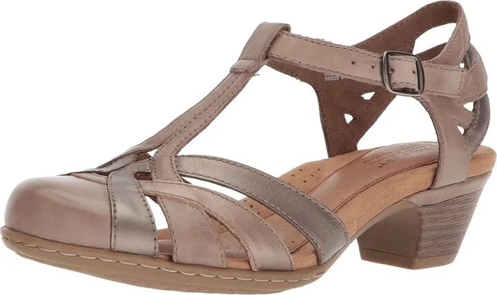 Cobb Hill Aubrey Women's 1-2 inch heel Shoes New Khaki : 7 B - Medium, Leather - Image 2